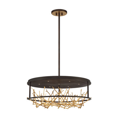 Lustre tambour unique à 7 lumières Aerie