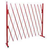 Hubbell Red Metal Fence Panels
