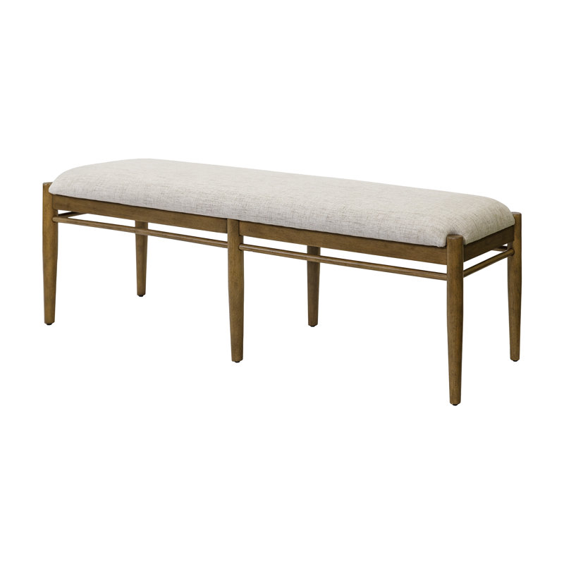 Mytrell Modern Wood Dining Table Bench, Kitchen seat, Fully Assembled, Brown