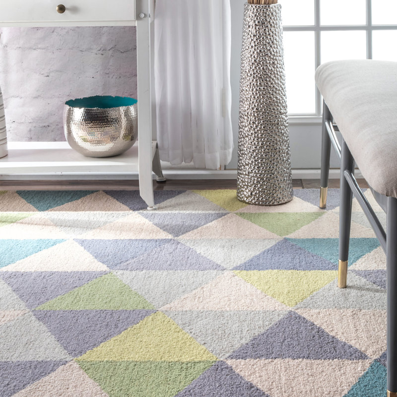 Seleucia Wool Geometric Indoor Rug, Rectangle 9' 6" x 13' 6"