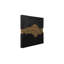 Geode Texture Panel Black and Gold