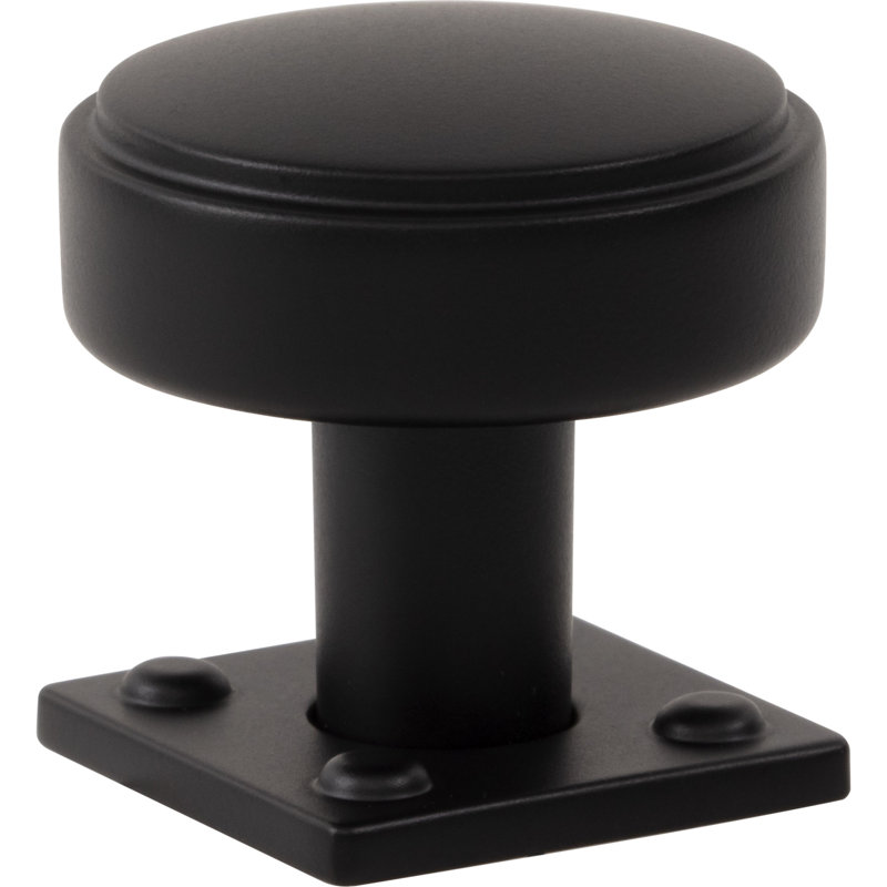 Benning 1 1/4" Diameter Round Knob, Matte Black