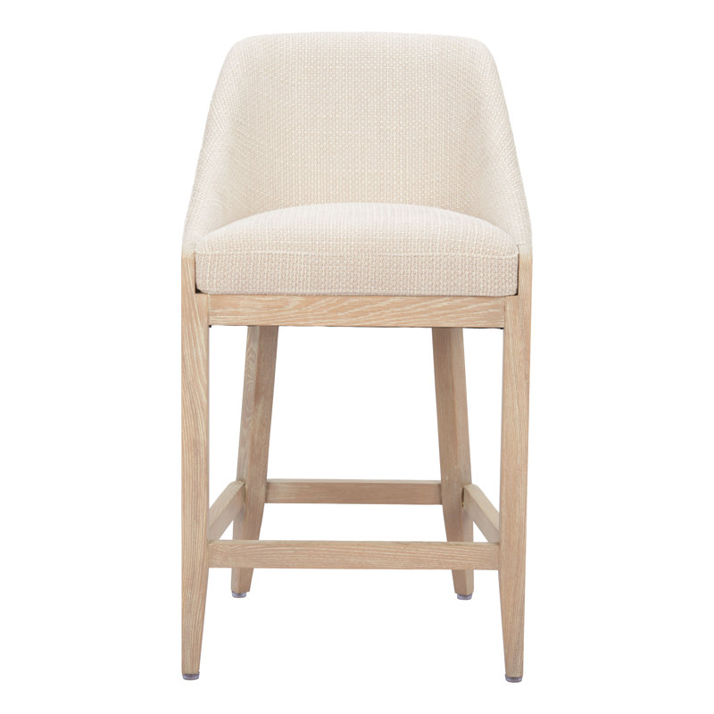 Tabouret de bar moderne avec îlot de cuisine et chaise rembourrée, Tabouret de comptoir (siège d'une hauteur de 27,2