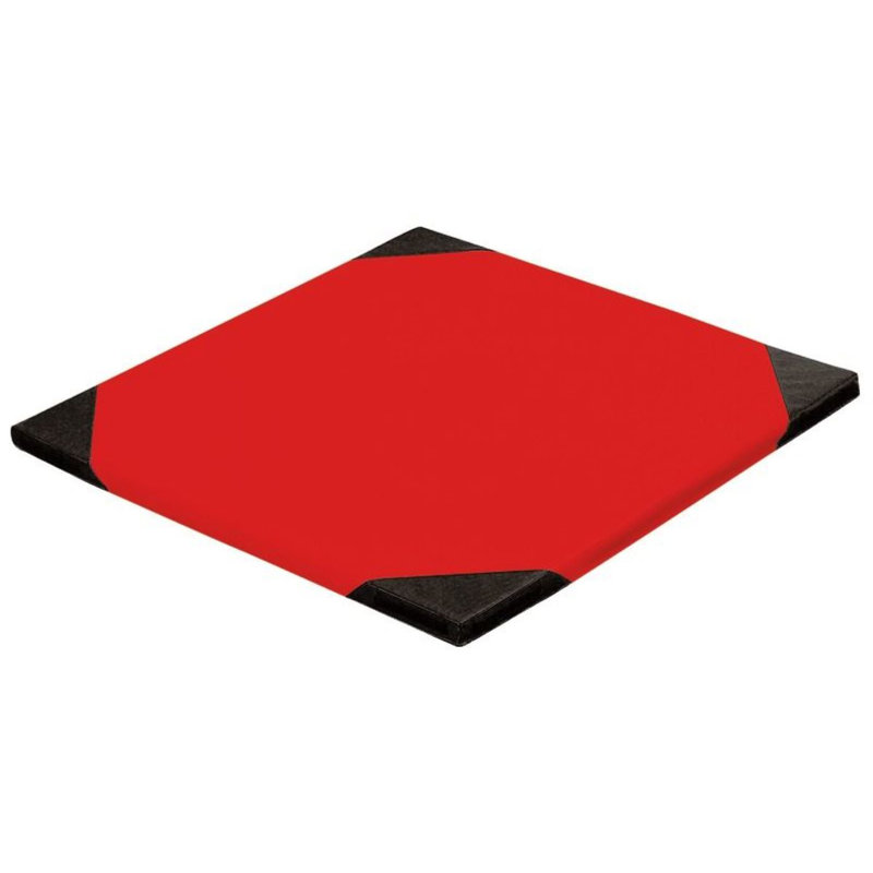 Épaisseur du tapis de pliage pliable: 2 po, Rouge, H 3 po x L 40 po x l 40 po