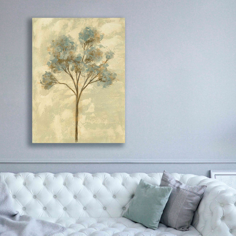 «Ethereal Tree I» par Silvia Vassileva, art mural sur toile, H 54 po x l 40 po x P 1,5 po