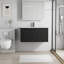 Ensemble de meuble-lavabo mural simple Sharee avec comptoir d'évier, robinet et drain en alliage de zinc, armoire flottante avec tiroirs à fermeture en douceur-1709662311-1709662306