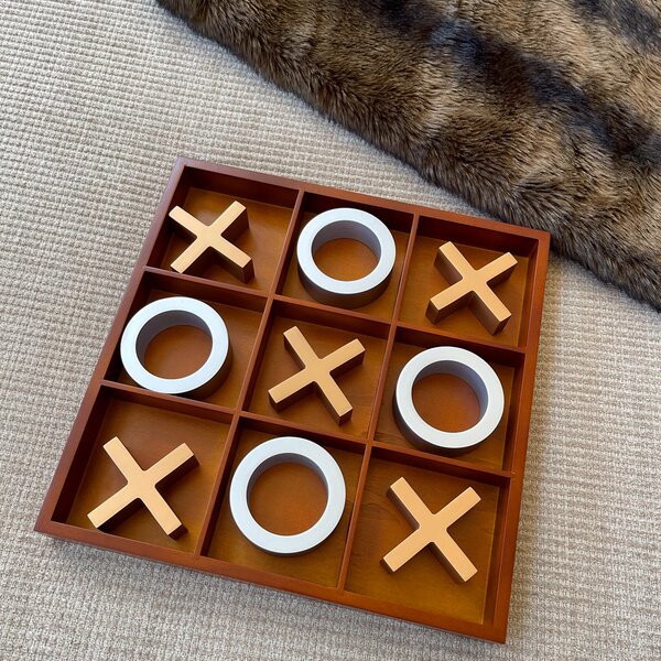 GSE Games & Sports Expert 2 Player Wood Tic Tac Toe