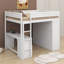 Lit mezzanine double avec placards et bureau-1955112943