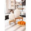 Vase en verre blanc mat H 12,5 po Norra