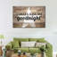 «Kiss Me Goodnight Love», impression sur toile-1578392171