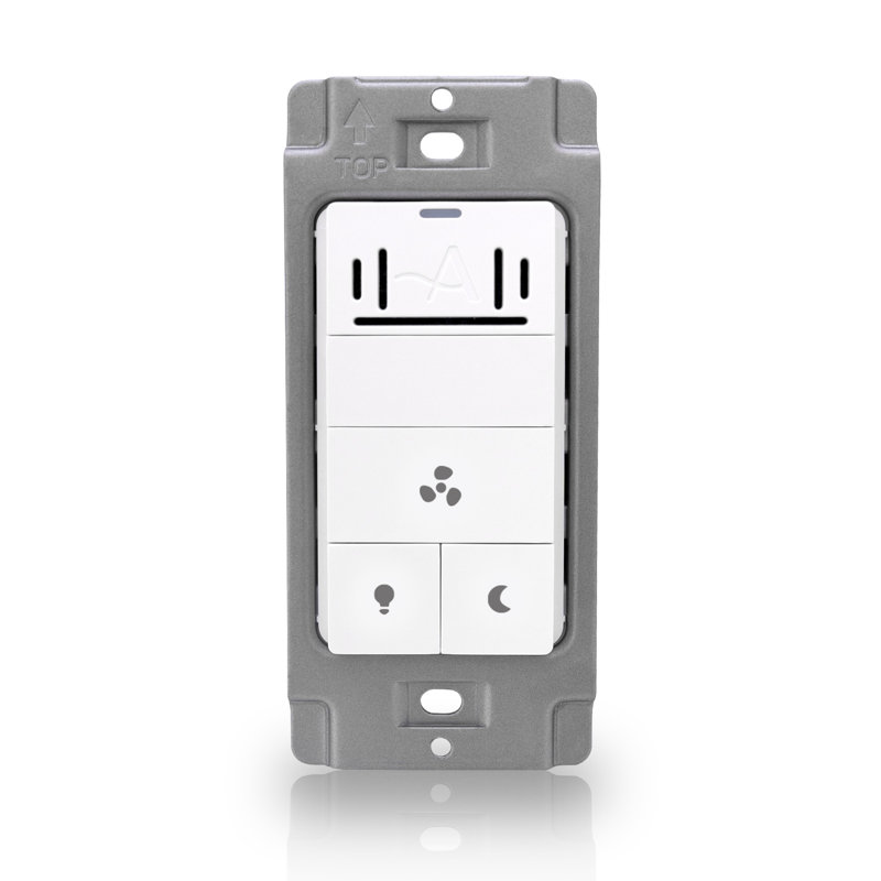 Humidity Sensor and Light Switch for Bathroom Exhaust Fan, Ventilation Fan, LED Light, Night Light, Air Moisture Control, Timer Switch