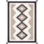 Canvello Tuscany Reversible Wool Ivory Area Rug- 6'1'' X 9'