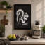 Alert Squirrel Minimalist - Wrapped Canvas-1130005494-1130005489