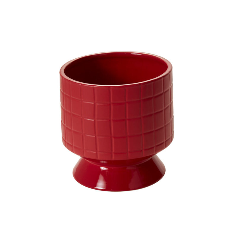Jacques Footed Pot 6.5"x 6.25", 7.25" H x 7.5" W x 7.5" D