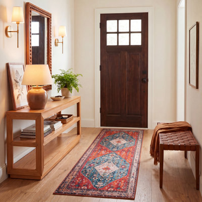 Tapis oriental beige / bleu Sonia