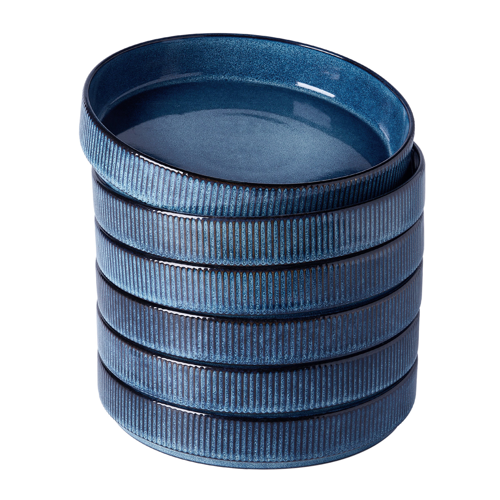 Stoneware Pasta Bowl, Nebulas Blue