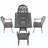 5-Piece Set Of Cast Aluminum Patio Furniture With Cushions