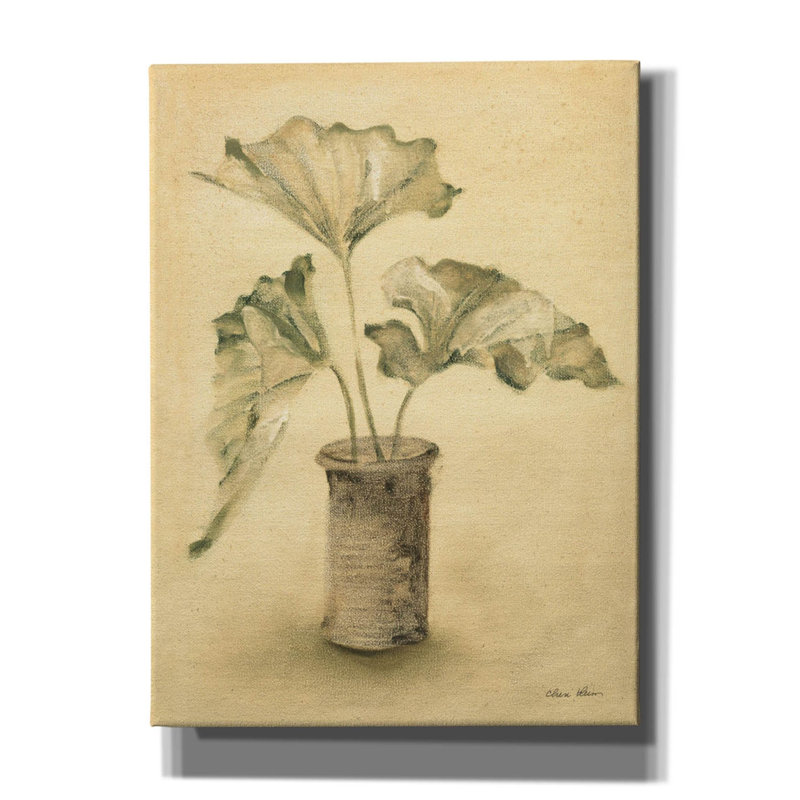 «Palm 2» par Cheri Blum, art mural sur toile, H 54 po x l 40 po x P 1,5 po