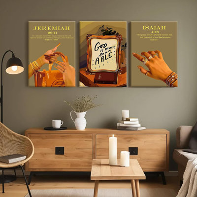 3 Piece Wrapped Canvas Print
