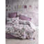Ensemble de housse de courtepointe 100% coton de qualité supérieure Ranforce, rose poudré et blanc avec accents mauves et bruns | Housse de couette 53,1 po x 78,7 po, taie d'oreiller 31,5 po x 31,5 po | Lavable à la machine, impression élégante de pigment, fermeture à boutons-105524814