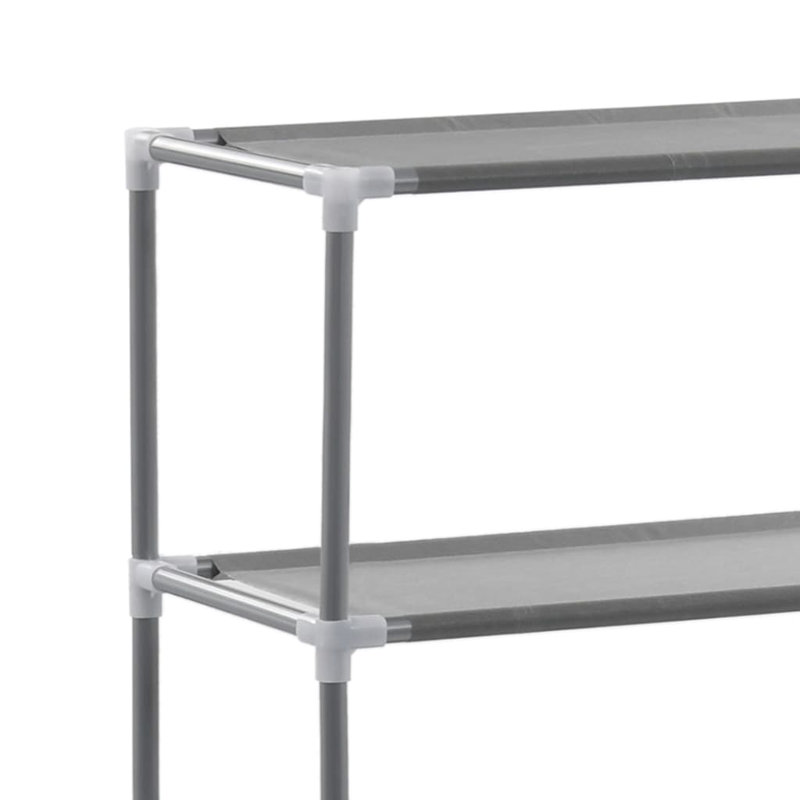 Lynzie Stainless Steel Freestanding Over The Toilet Storage, Silver