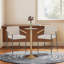 Tabouret de comptoir avec cadre en fer - ensemble de 2 - espresso + beige-356875573