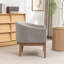 Fauteuil avec pieds en bois massif-131080922