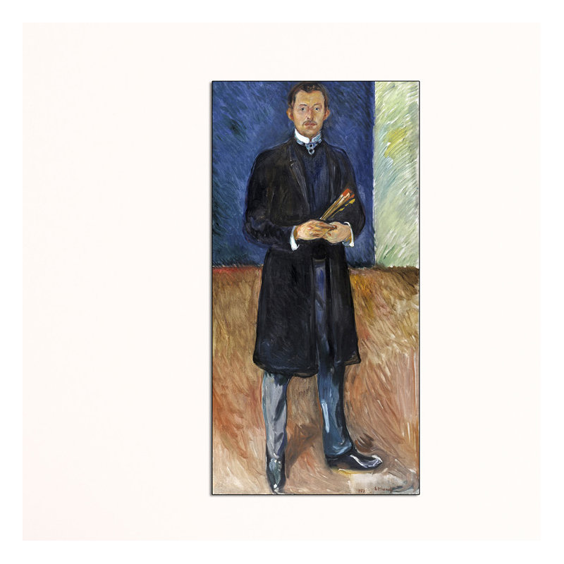 Edvard Munch - Wrapped Canvas Painting, 140cm H x 70cm W x 1.8cm D