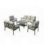 5-Piece Metal Patio Furniture Set-1071322920