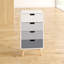 Amani 48cm W Solid + Manufactured Wood Bedside Table