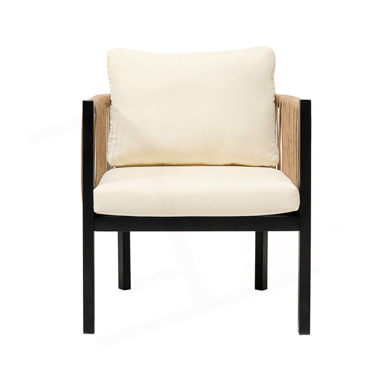 Multi-Person Outdoor Sofa Combination With A Table, Suitable For Garden, Backyard And Balconies, Beige