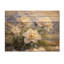 Pivoines près de la crête de montagne II - Art mural en bois pivoines - sur bois de pin naturel-132901288