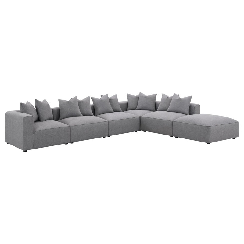 Canapé modulaire gris Amherst 6 pièces