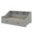 Twin Daybed With Storage Bookcases And Two Drawers, Wood Bed Frame With Trundle And USB Charging Design-358348111