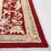 Hollander Oriental Hand-Hooked Wool Burgundy Area Rug