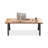 Brown+Black Rectangular Solid Wood+Iron desks-588747699