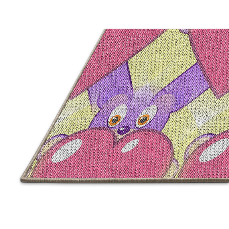 Tapis rose Neive, Rectangle 5 pi x 8 pi