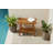 Bamboo 19.5"W Slat Spring Spa Style Bench-133941104