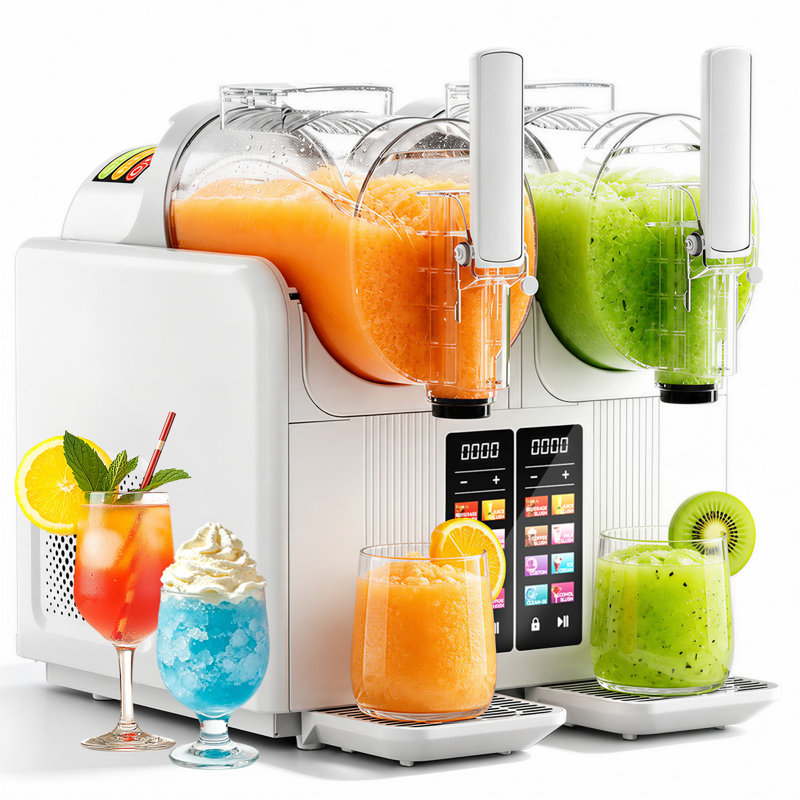 Machine à neige fondue 6-en-1 - 57 oz. Un seul bol pour les smoothies, les frappes et les mets tendres, 58 oz