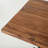 Hackett Extendable Teak Square Solid Wood Top with Iron Base Dining Table
