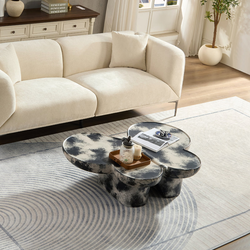 Table basse style papillon