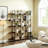 5-Tier Bookcase Home Office Open Bookshelf, Vintage Industrial Style Shelf With Metal Frame-388595247