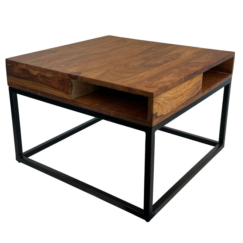 60cm Solid Wood Top Console Table