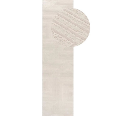 Carmel Modern Geometric Cream Area Rug
