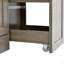 Buffet autoportant traditionnel 52,8 x 17,7 x 70 pouces avec huche, grande armoire de rangement pour garde-manger avec armoire latérale coulissante, tablettes de porte et tiroir-2035946463