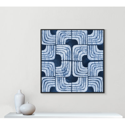 Imprimé Batik III bleu par Emma Peal