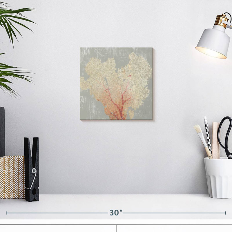 Crowle Blush Coral, H 10 po x l 10 po