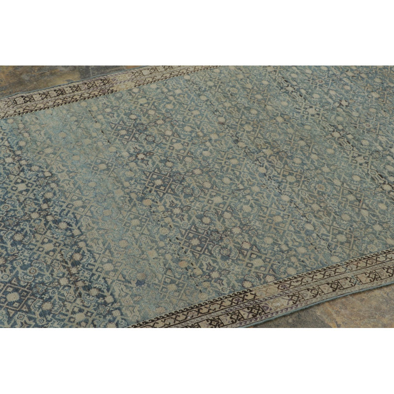 Antique One-of-a-Kind 3'5" X 6' Hand Knotted Area Rug
