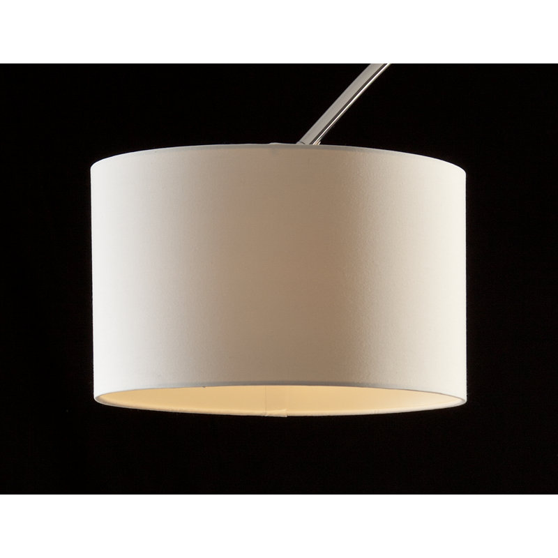Ali 210cm Arched Floor Lamp, White