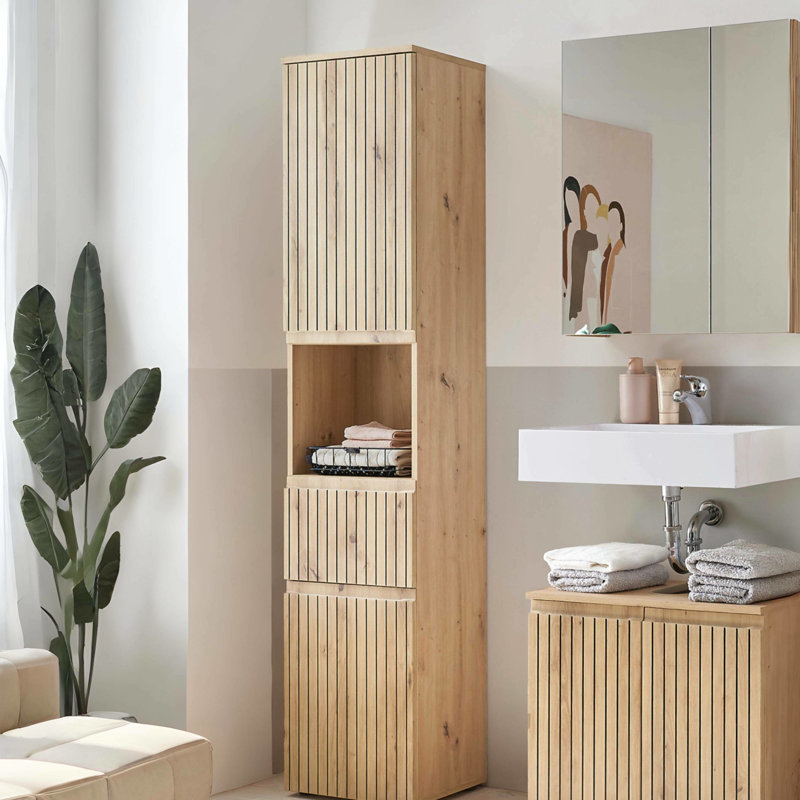 Ruvolo Freestanding Linen Cabinet
